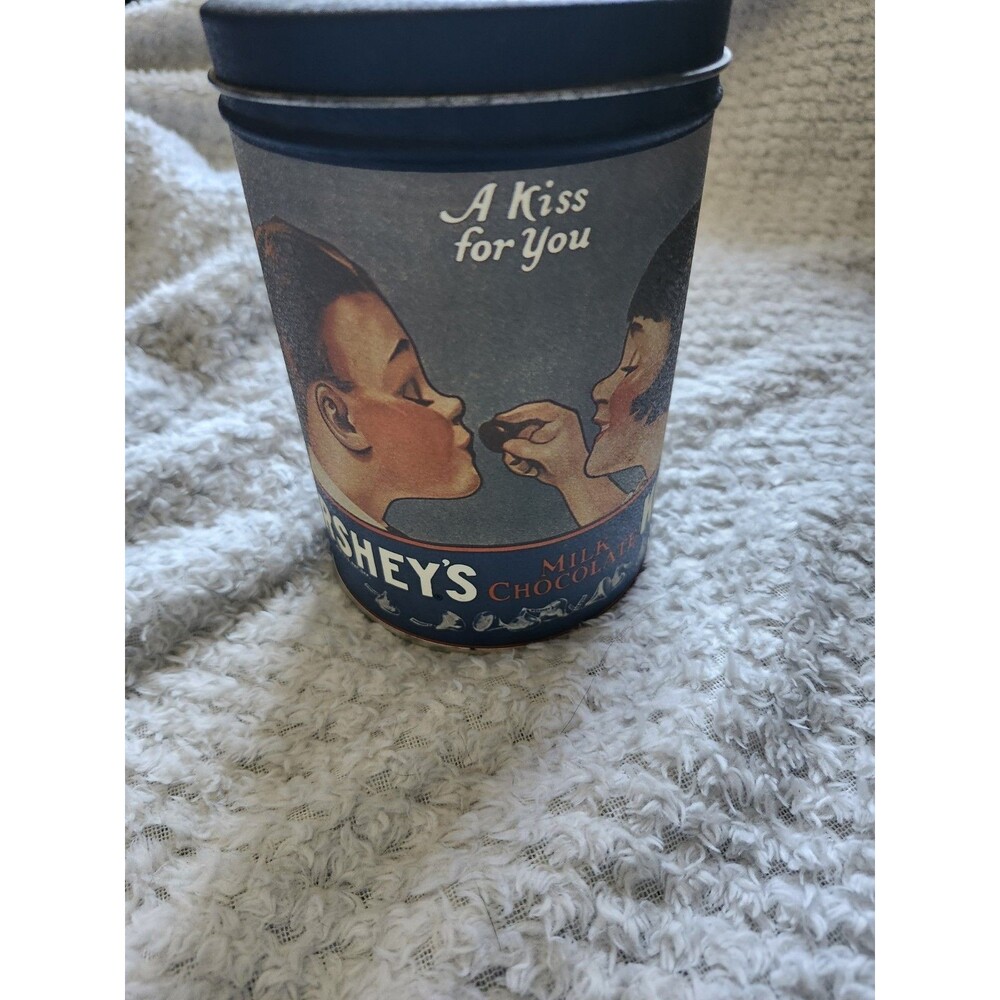Vtg Hershey's Chocolate Kisses 'A Kiss for You' Collector's Tin Container